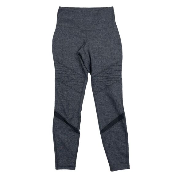 Old Navy Active Go Dry Leggings Size Small Gray Full Length Stretch - Picture 1 of 7